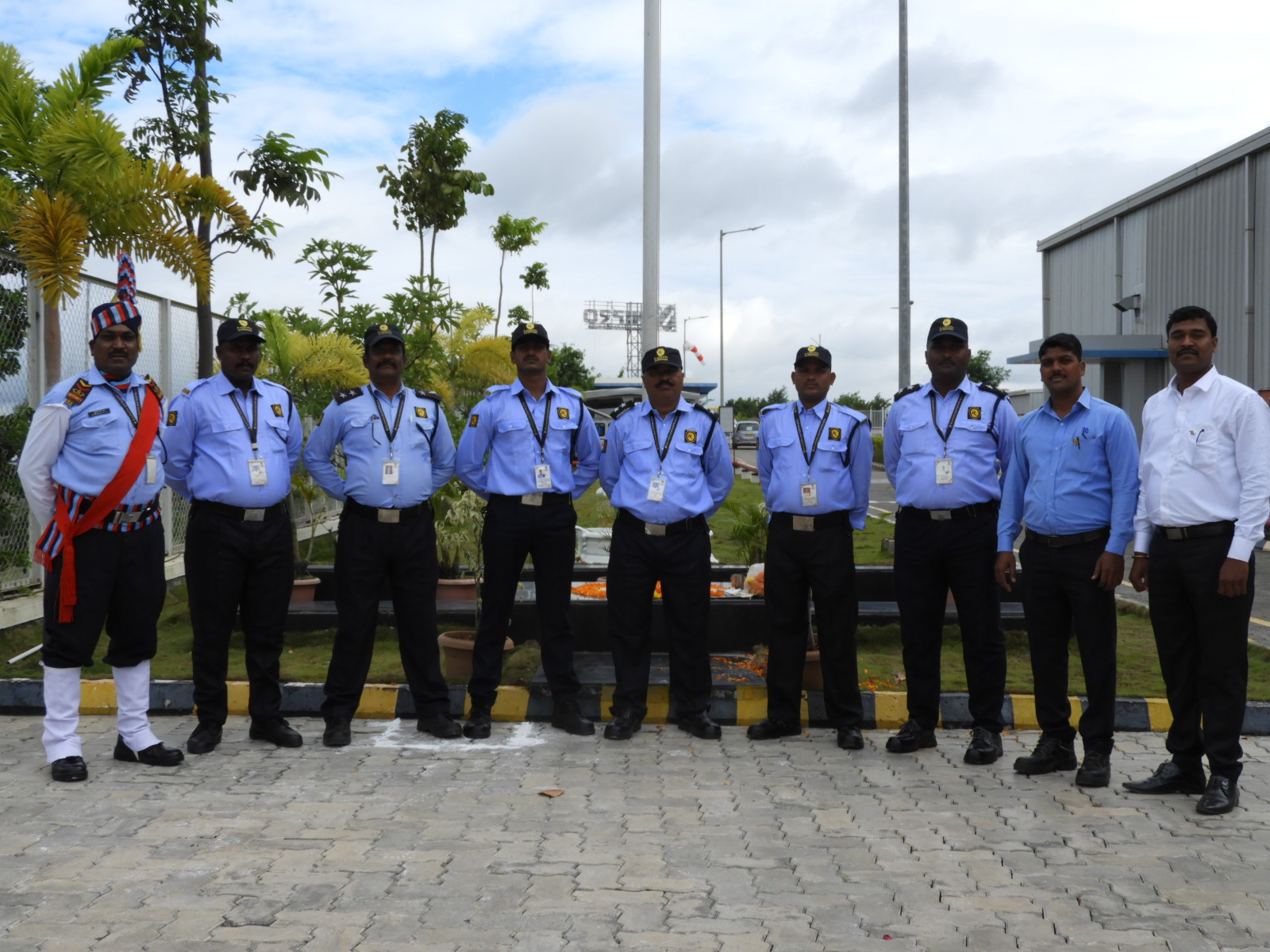Independence Day India - flag hoisting Nipro